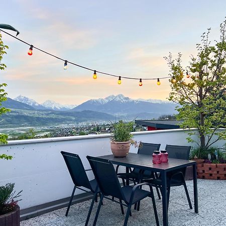 Sunny Mountain Loft - Terrace & Garden Apartment Thaur Ngoại thất bức ảnh